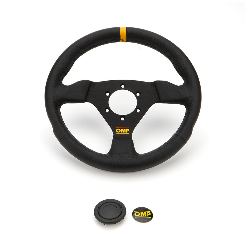 Volant\u0020OMP\u0020Trecento\u0020Plat,\u0020Cuir\u0020Noir,\u0020Branches\u0020Noires